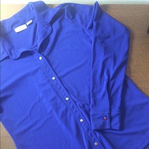 Long sleeve button down blouse